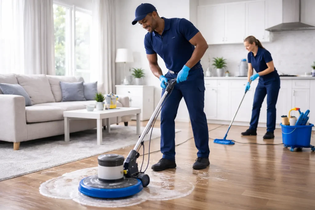 Floor Deep Cleaning